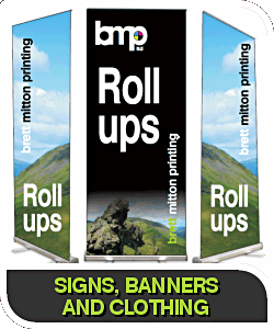 Signs, Banners, Graphics and Clothing
